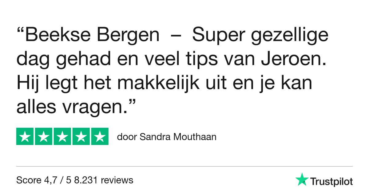 Fotografie Ploeg Benelux B.V. Trustpilot Review Sandra Mouthaan