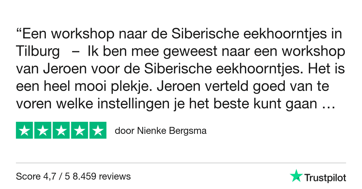 Fotografie Ploeg Benelux B.V. Trustpilot Review Nienke Bergsma